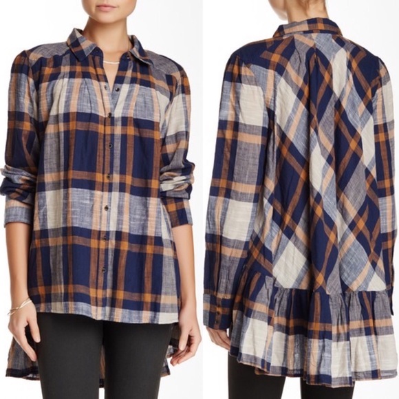 Free People Tops - Free people peppy in plaid